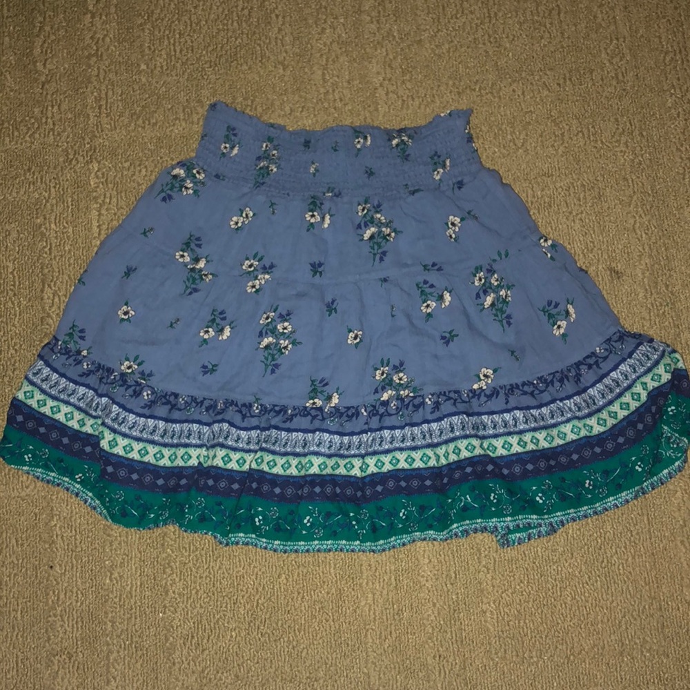 Floral printed skirt!